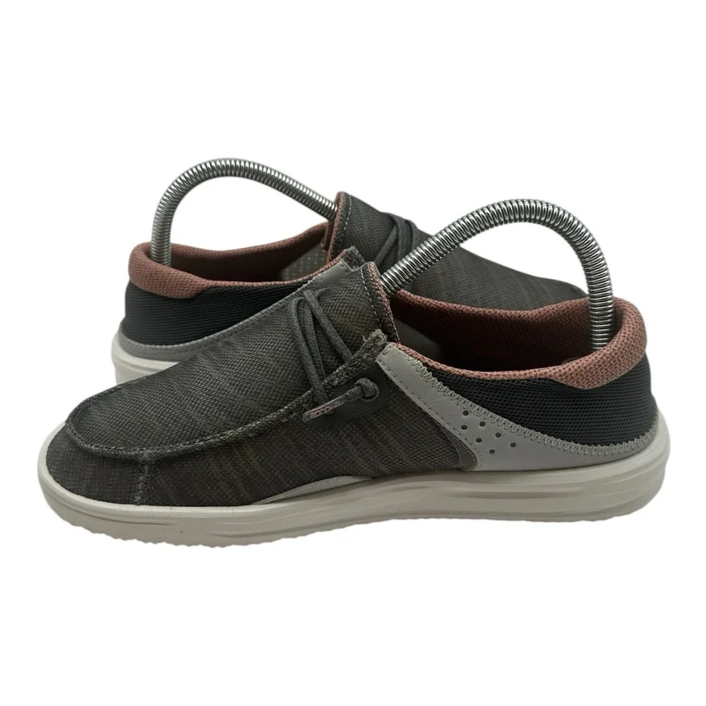 Hey Dude Wendy Frontier Shoes Womens 7 Reef Gray Slip On Loafers Dry‎ Step Mesh
